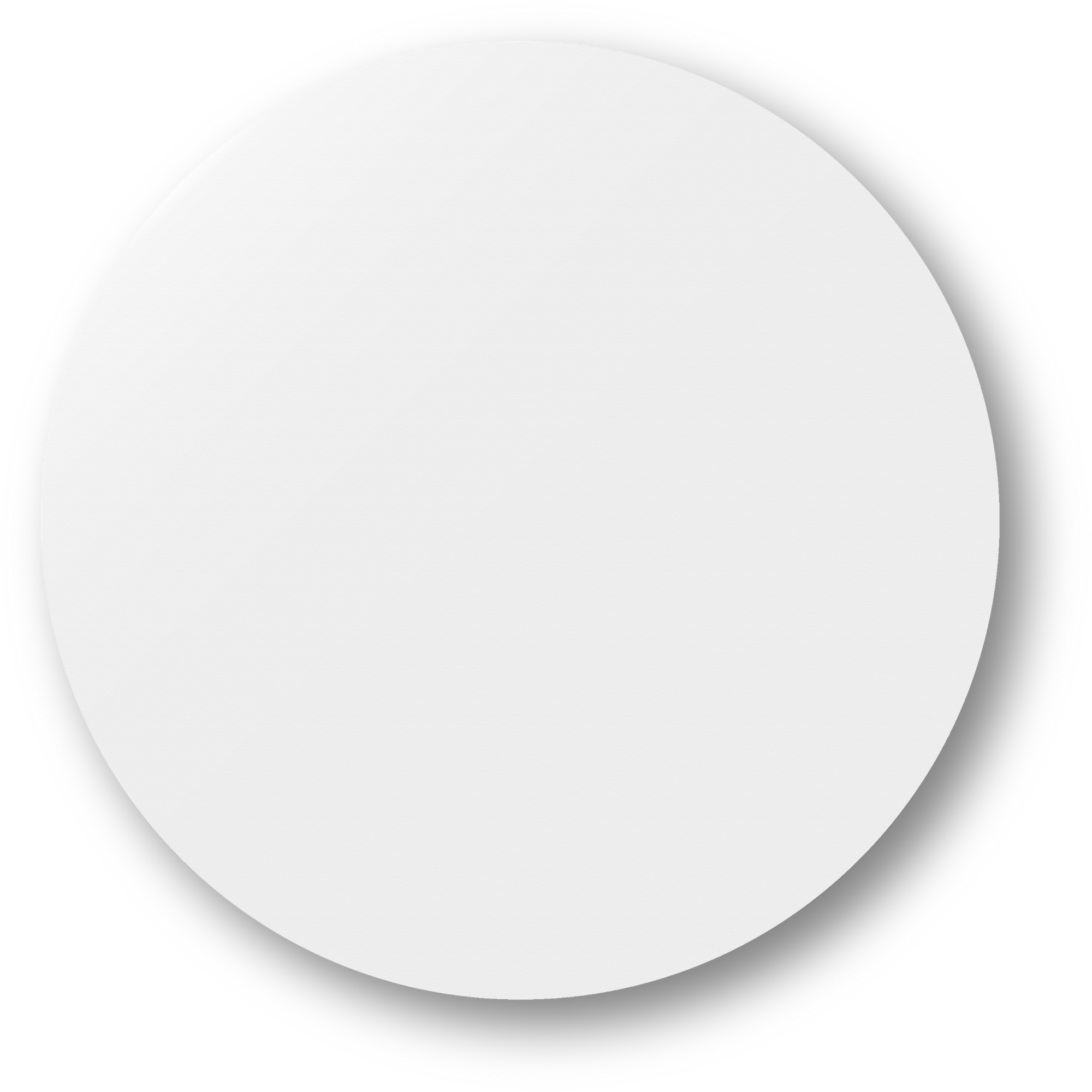 Circle canvas with shadow